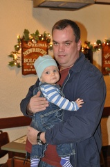 with Uncle Brad at the New Riegel Cafe